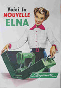 marcus campbell elna vers 1950 5 Advert A4 Photo Print