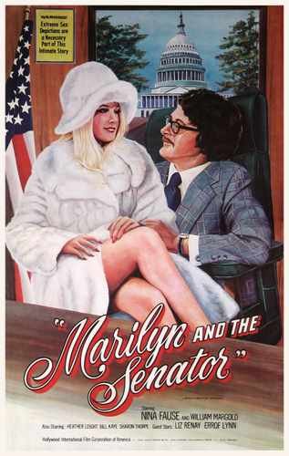 marilyn and senator  01 film star poster A4 Photo Print