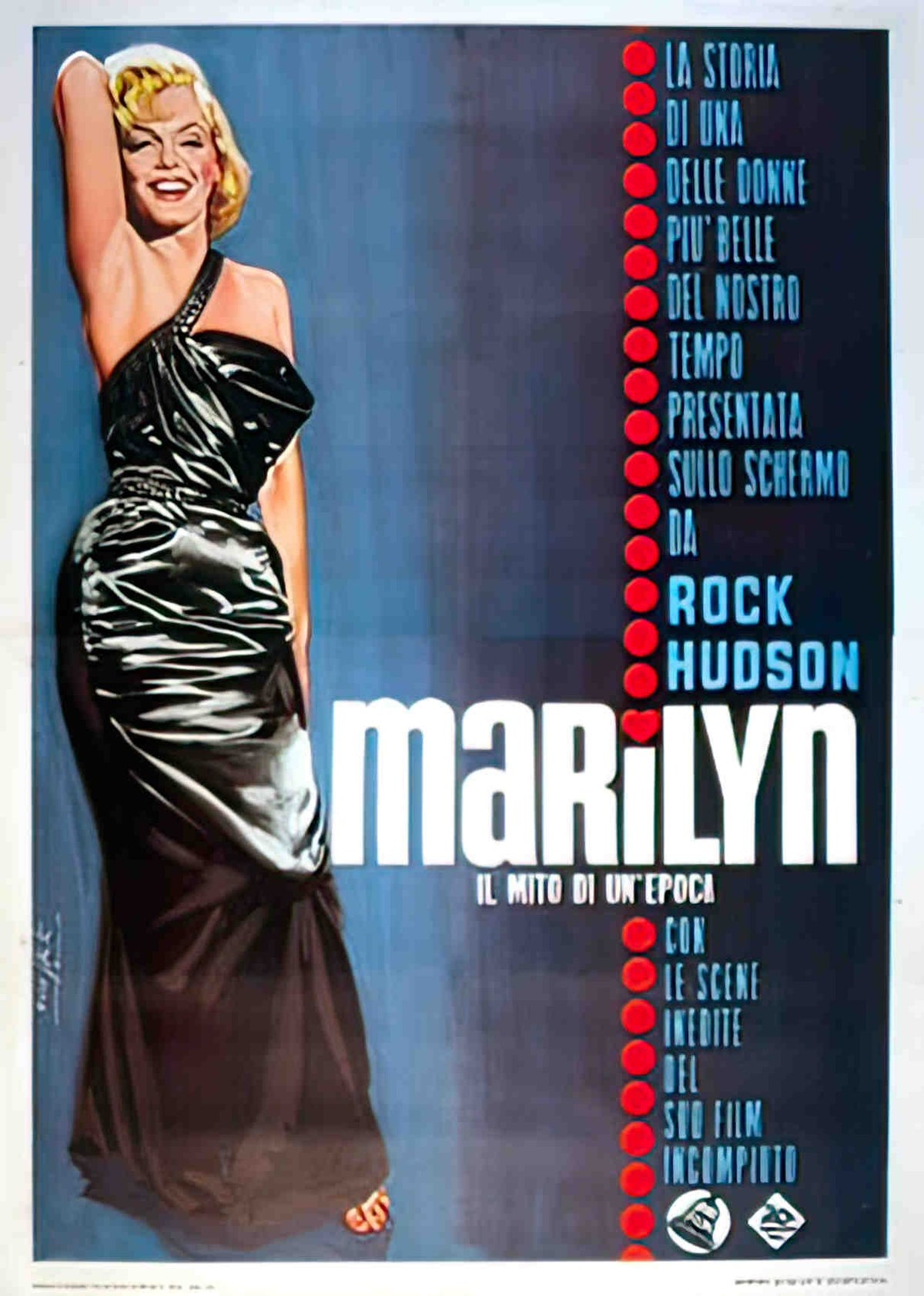 marilyn ital 4F Advert A4 Photo Print