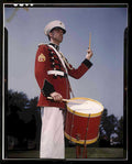 marine drum 1963 Vintage world war A4 Photo Print