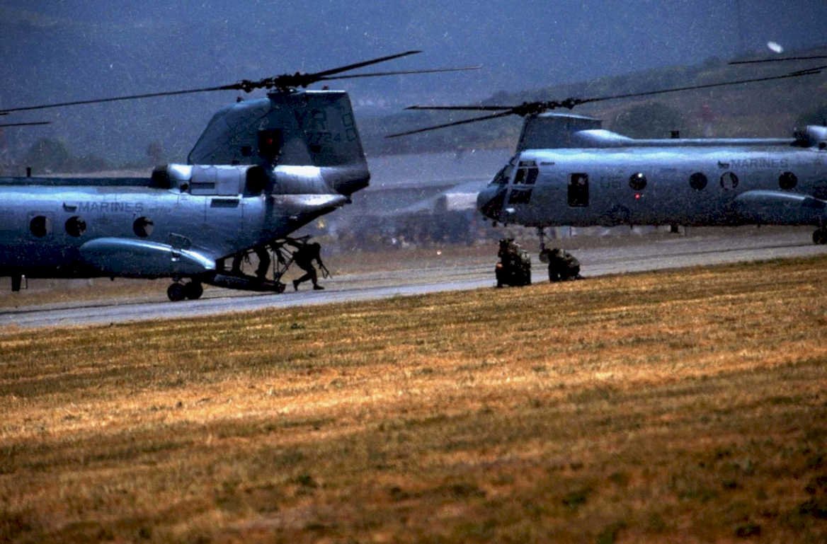 marine huey operation1980s 1990s A4 Photo Print