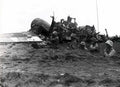marines aircraft wreckage Vintage world war A4 Photo Print