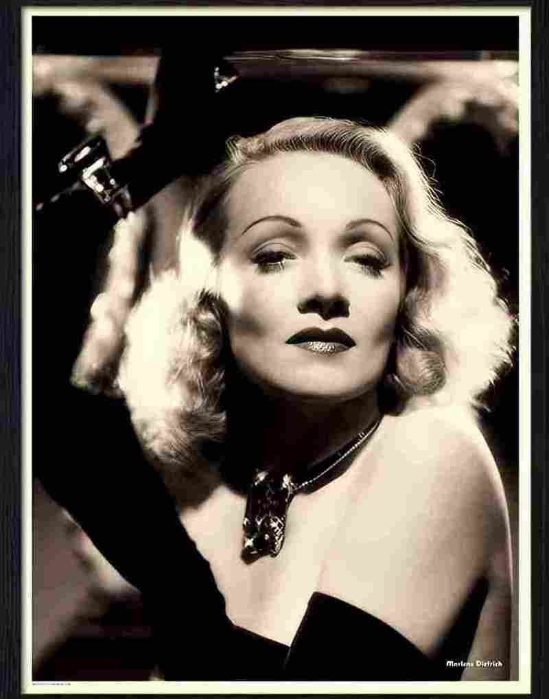 marlene dietrich Advert A4 Photo Print