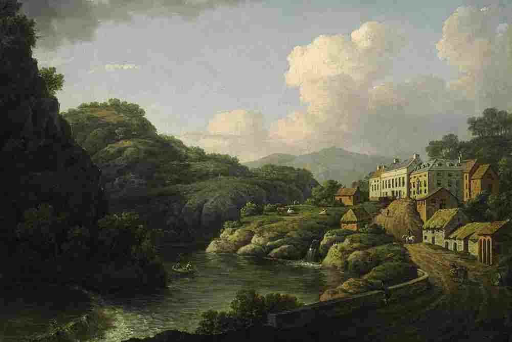 marlow View of Matlock Art A4 Photo Print