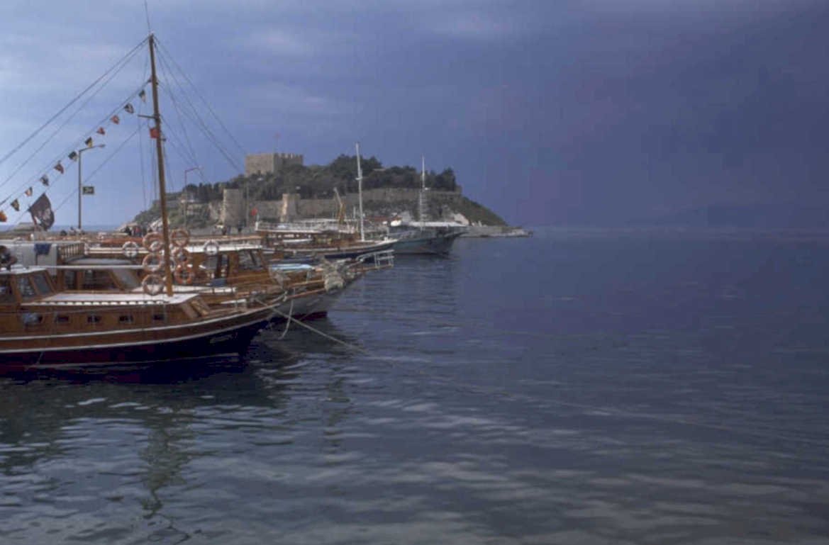 marmaris harbor boats 1980s 1990s A4 Photo Print