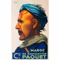 maroc compagnie de navigation paquet viano 1930 2 Advert A4 Photo Print