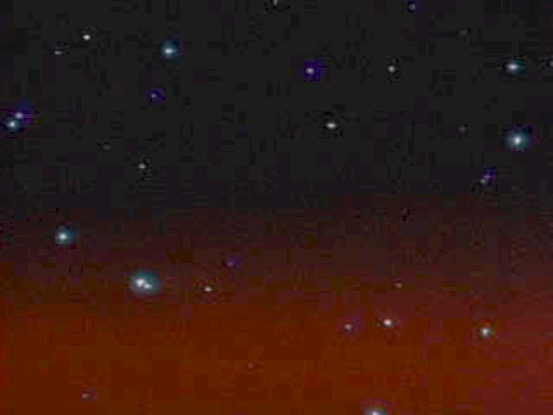 mars nightscape stars1980s 1990s A4 Photo Print