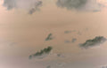 mars pavonis clouds Vintage A4 Photo Print