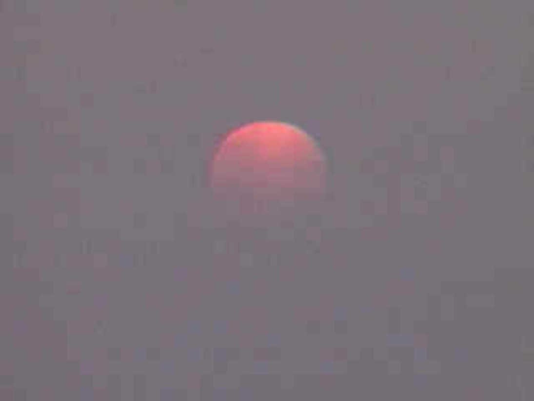 mars sunset horizon1980s 1990s A4 Photo Print