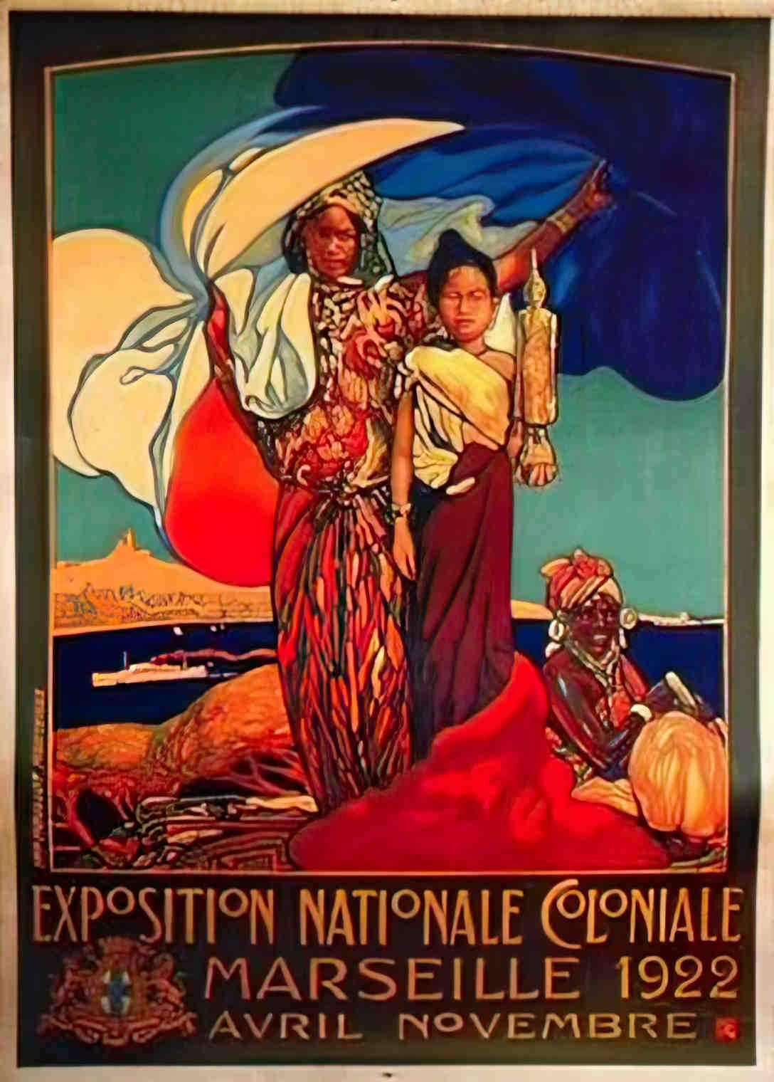 marseille Advert A4 Photo Print