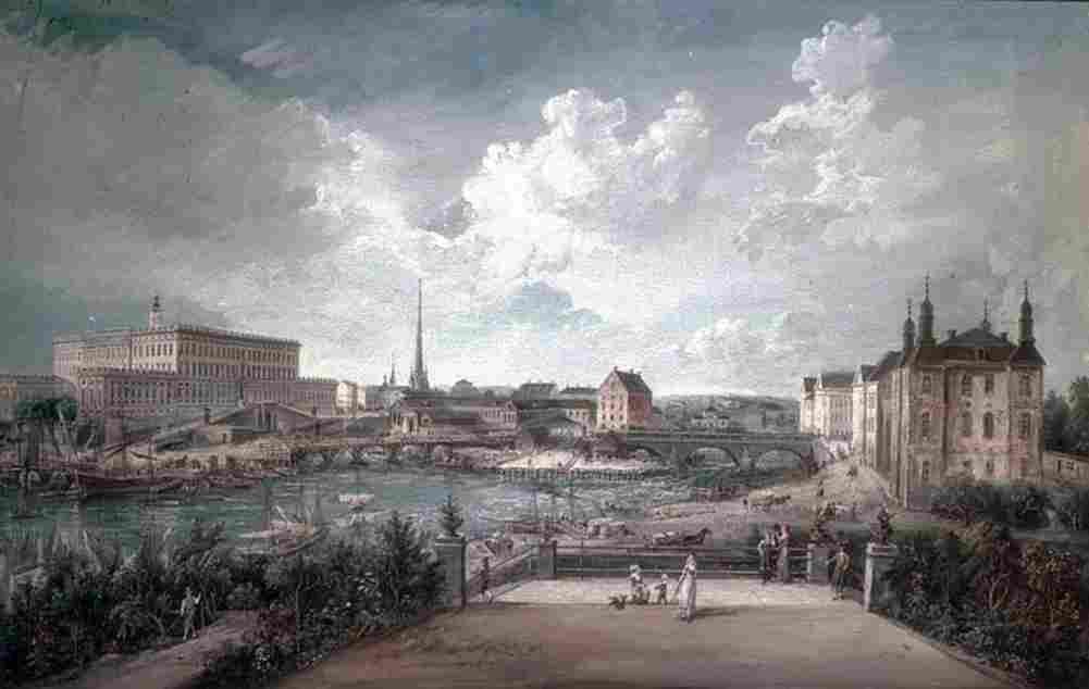 mart View over Stockholm Art A4 Photo Print