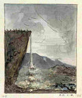 mart Waterfall in the Alps Art A4 Photo Print