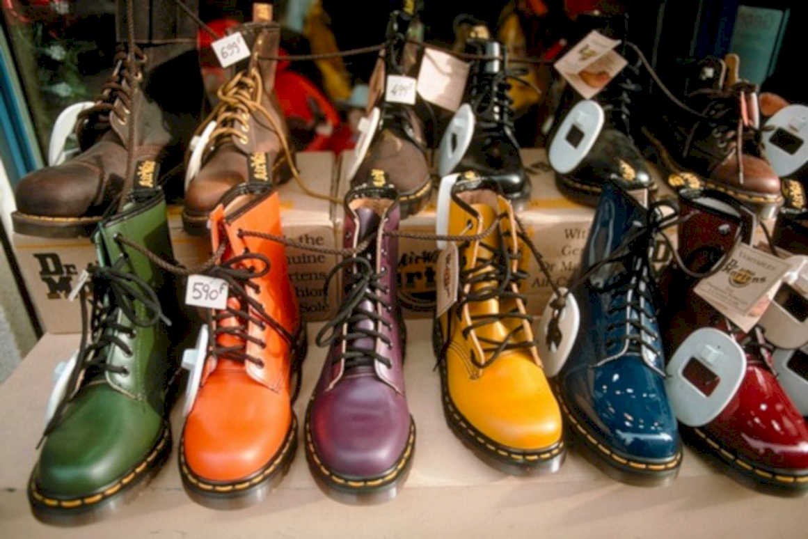 martens boots retail1980s 1990s A4 Photo Print