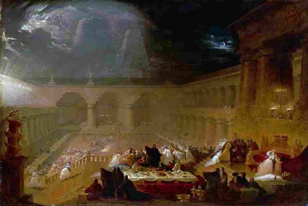 martin john Belshazzar s Feast Art A4 Photo Print