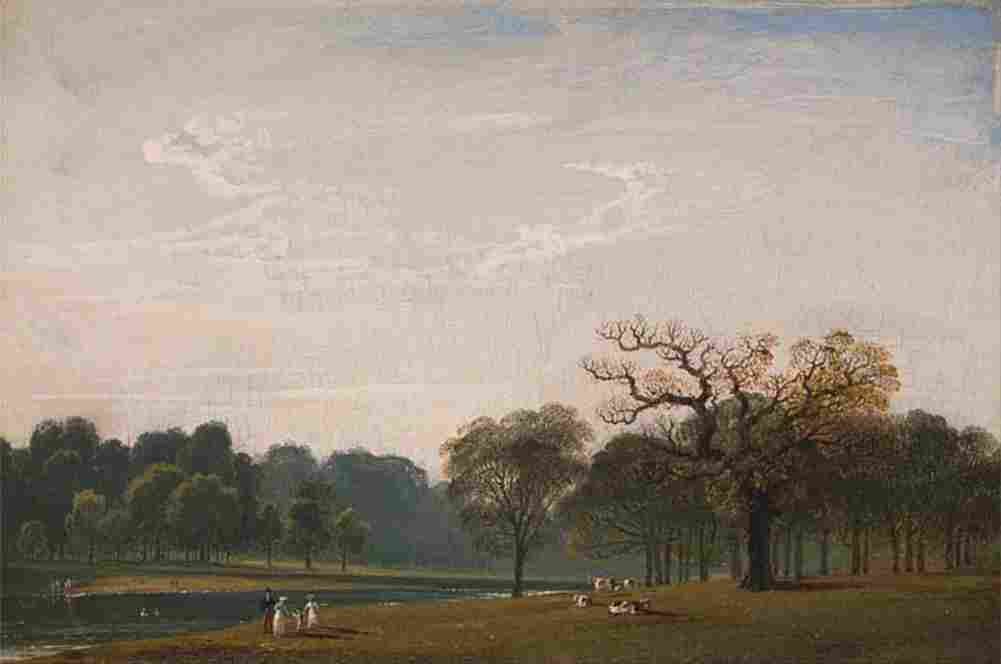 martin john Kensington Gardens Three Art A4 Photo Print