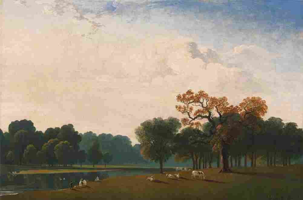 martin john Kensington Gardens Two Art A4 Photo Print