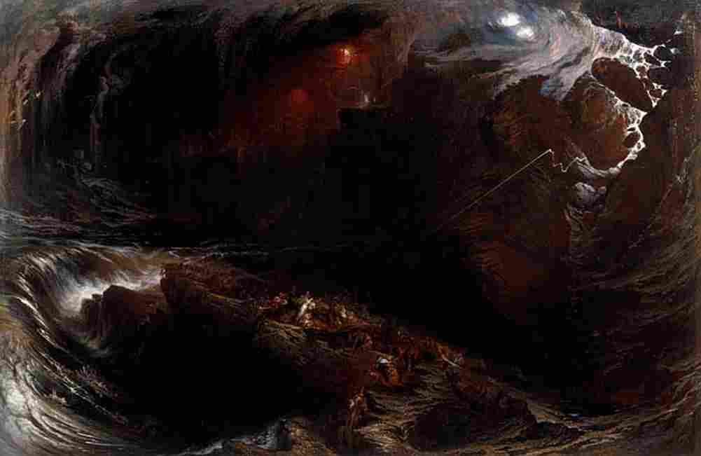 martin john the deluge Art A4 Photo Print