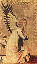 martini simone angel of the annunciation Art A4 Photo Print