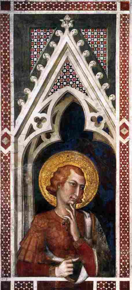 martini simone figure of a saint Art A4 Photo Print