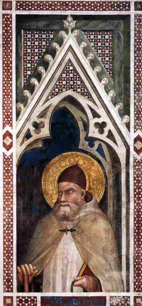 martini simone half length figure of a saint Art A4 Photo Print