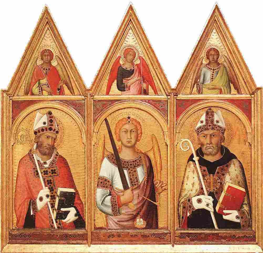 martini simone polyptych Art A4 Photo Print
