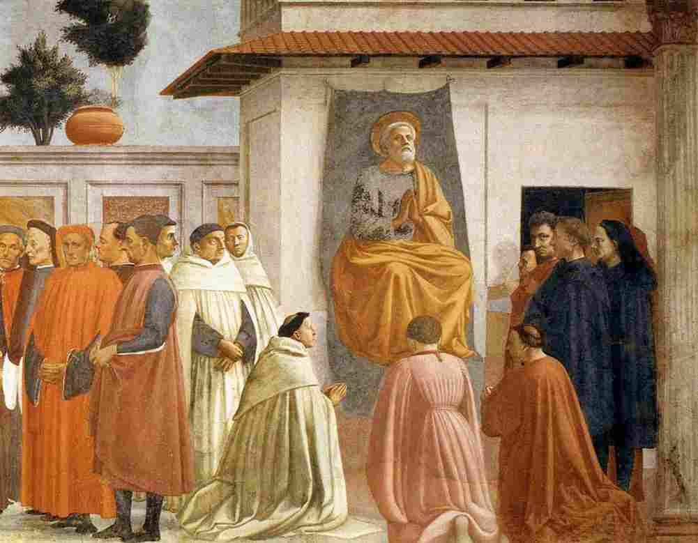 mas St peter enthroned Art A4 Photo Print