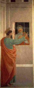 mas st paul visits st peter in prison Art A4 Photo Print