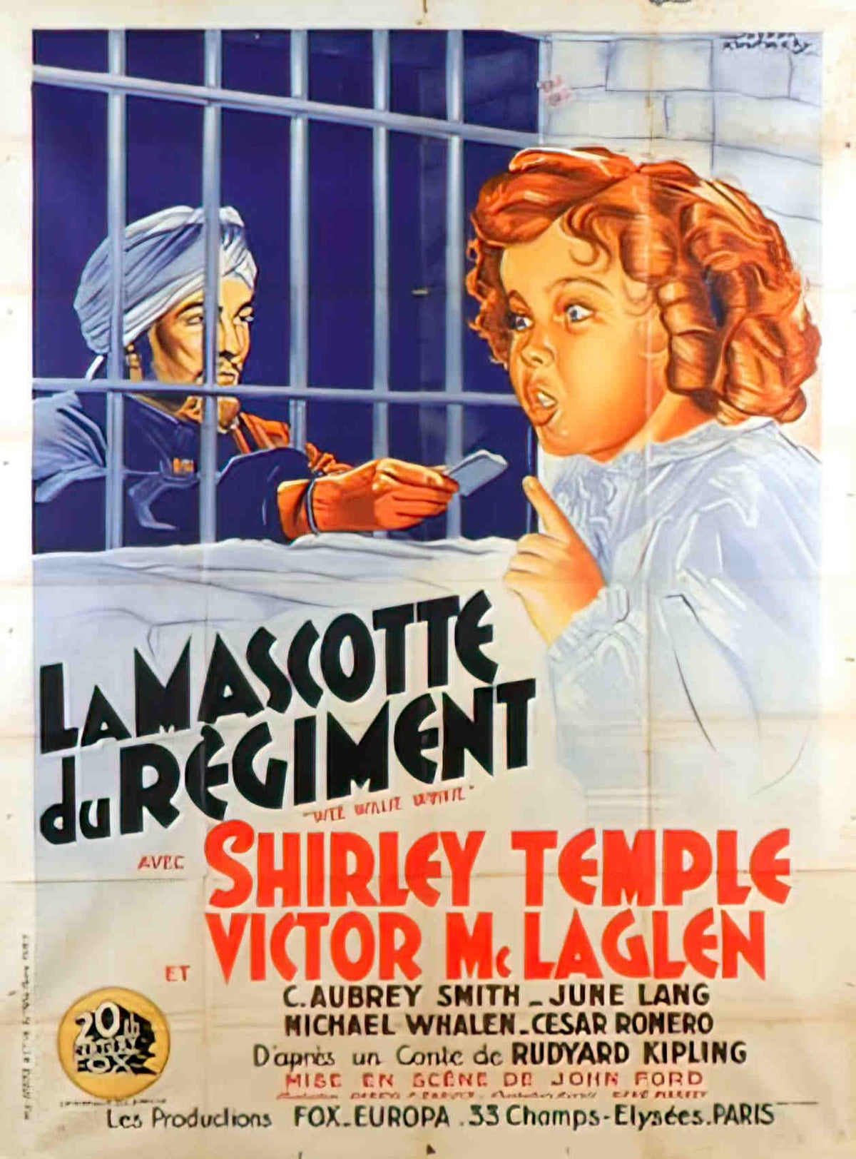 mascotte du regiment la Advert A4 Photo Print
