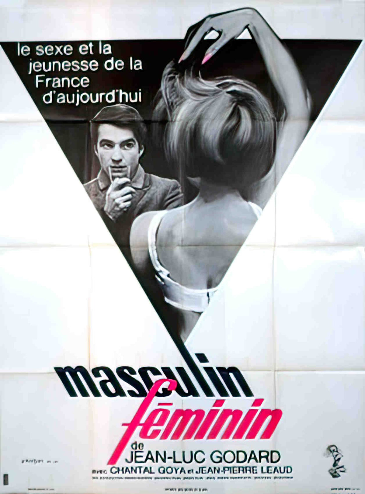 masculin feminin Advert A4 Photo Print