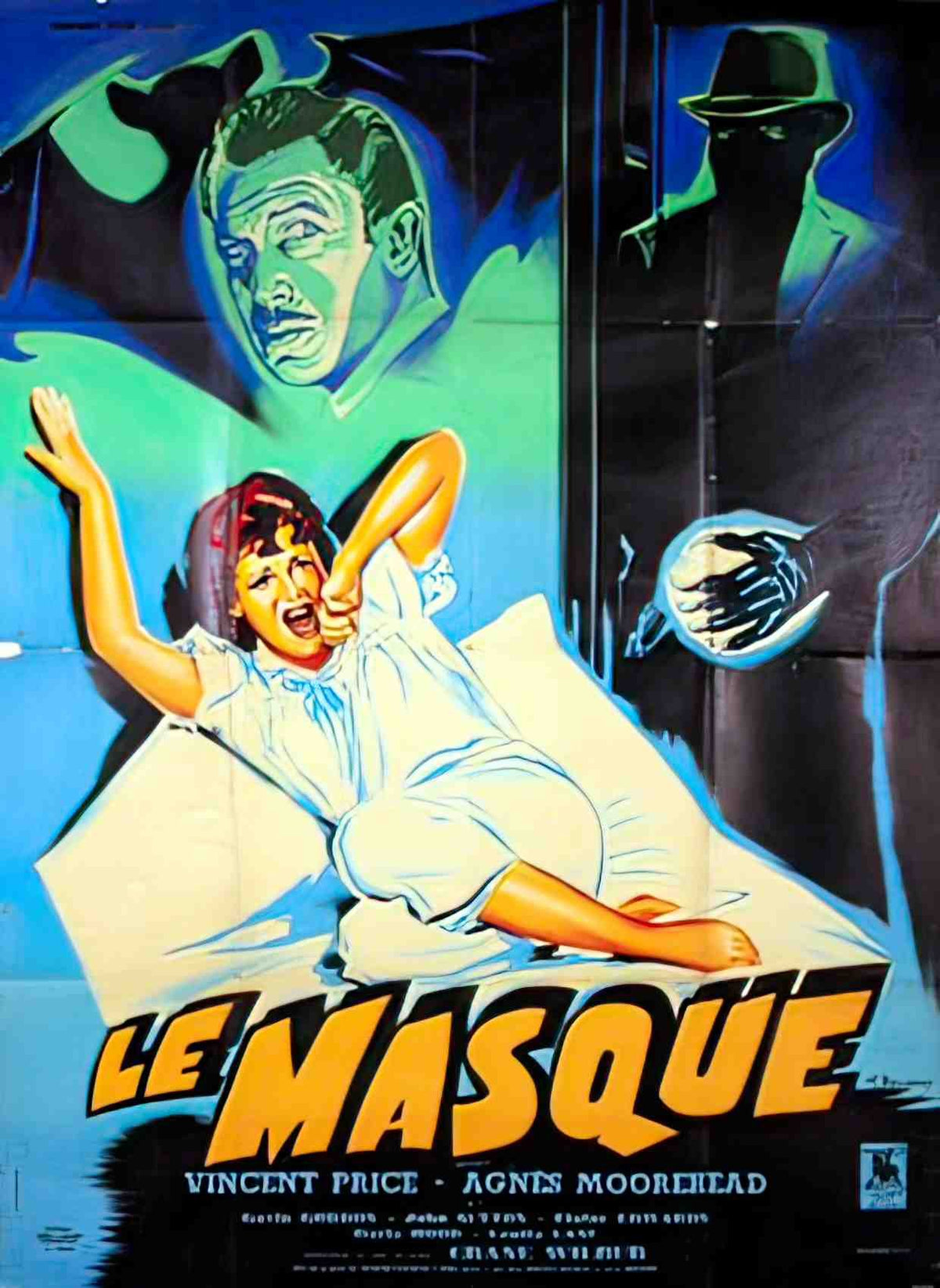 masque le Advert A4 Photo Print