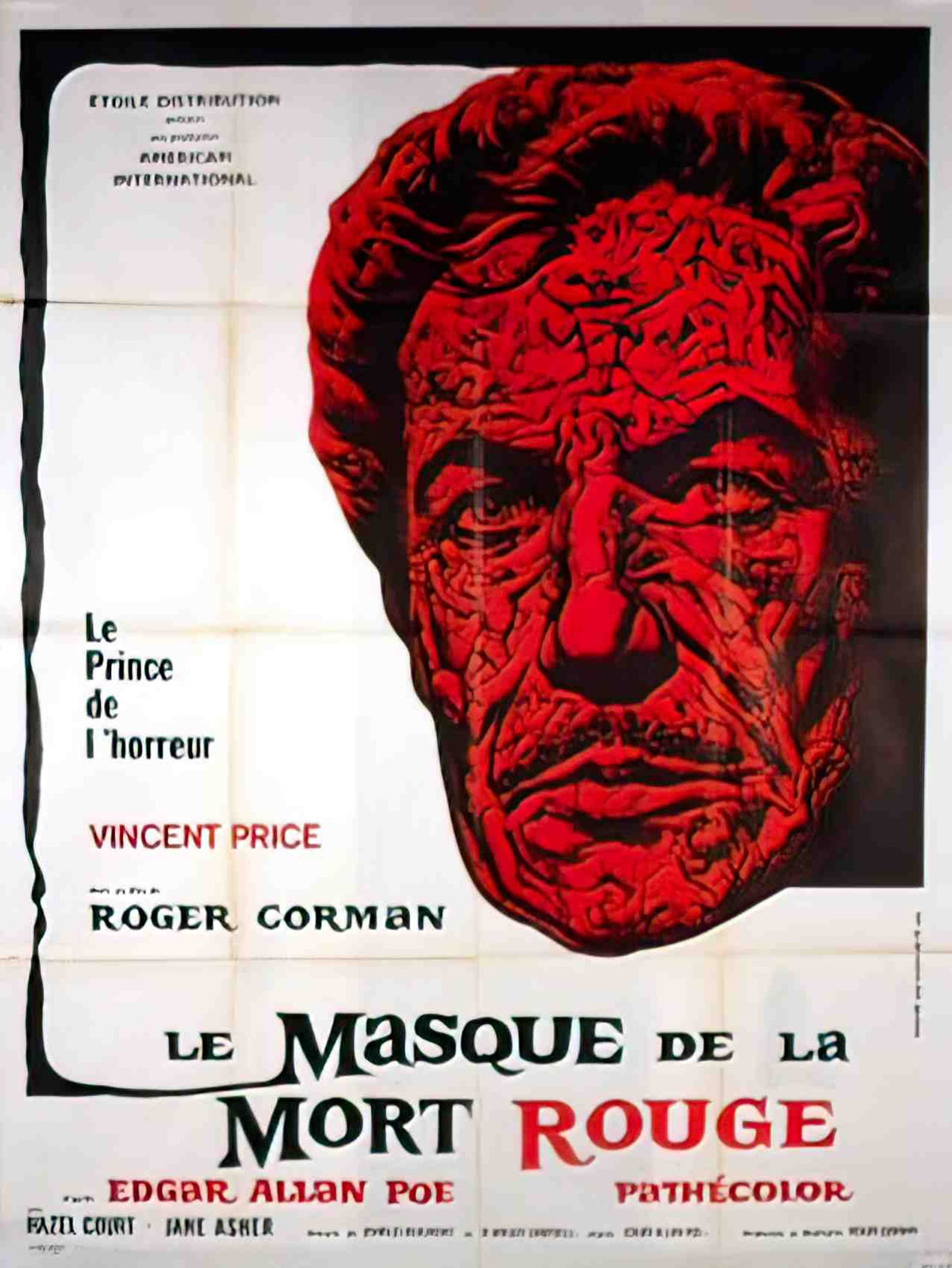 masque mort rouge Advert A4 Photo Print