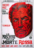masque mort rouge ital 4F Advert A4 Photo Print