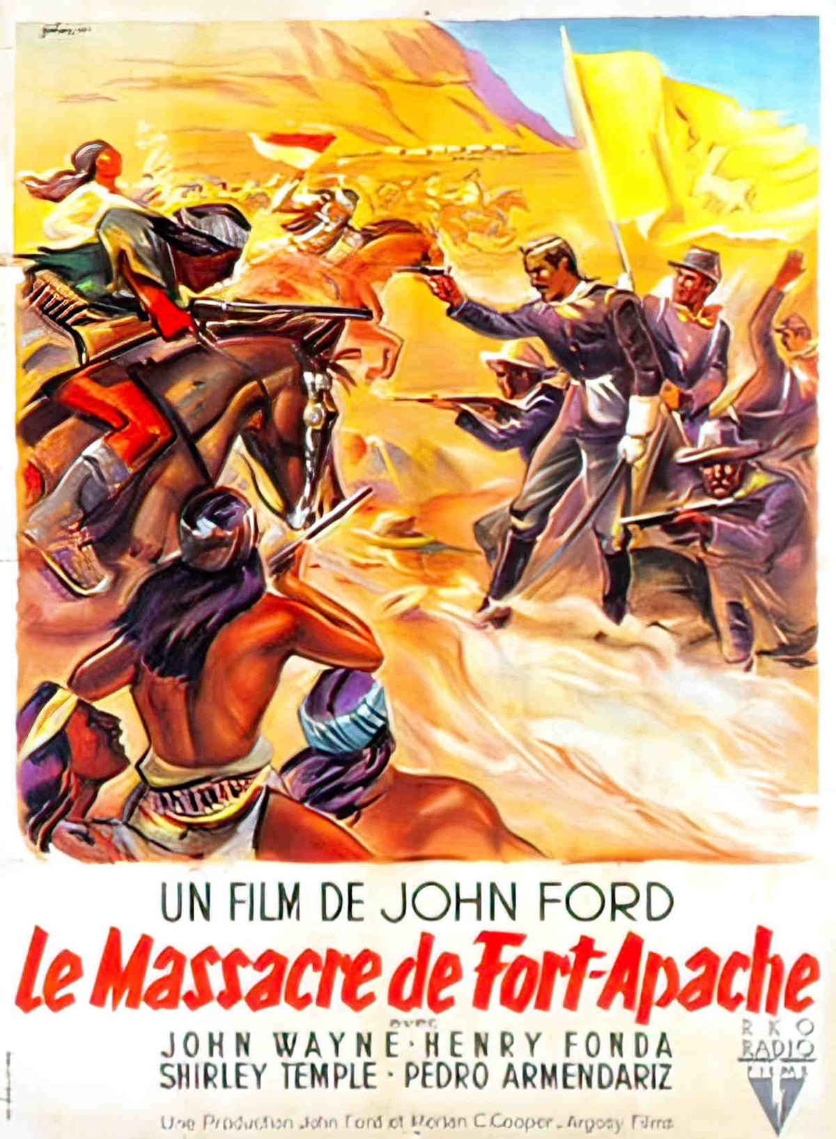 massacre de fort apache le Advert A4 Photo Print