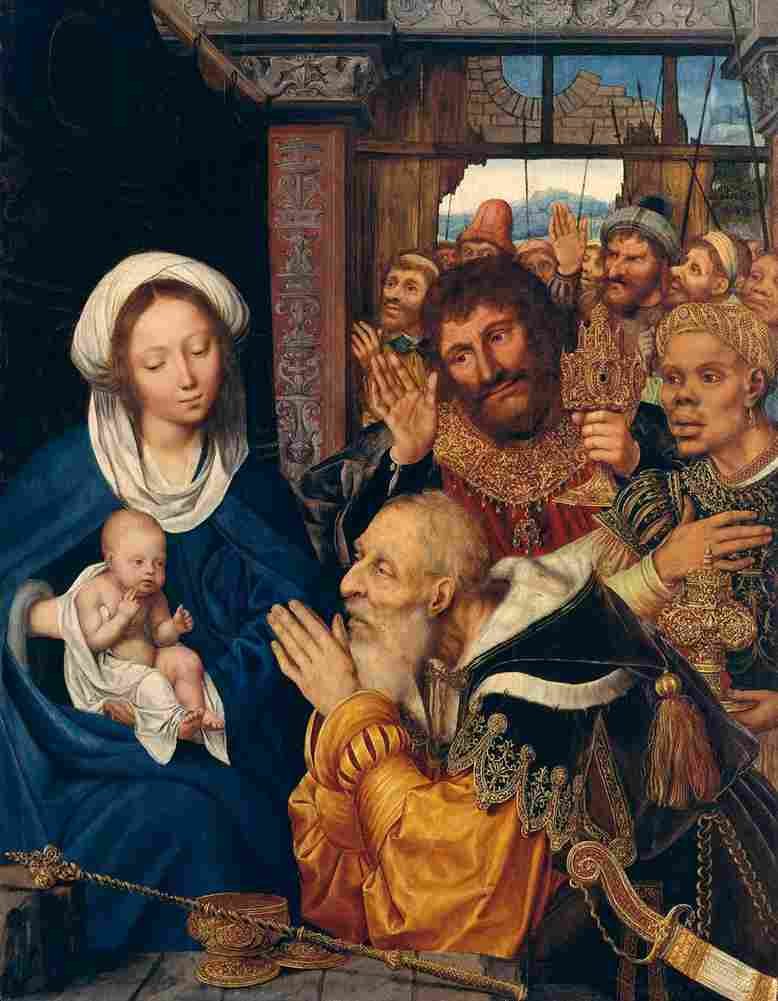 massys adoration of the magi Art A4 Photo Print
