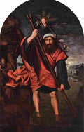 massys saint christopher Art A4 Photo Print