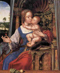 massys virgin and child Art A4 Photo Print
