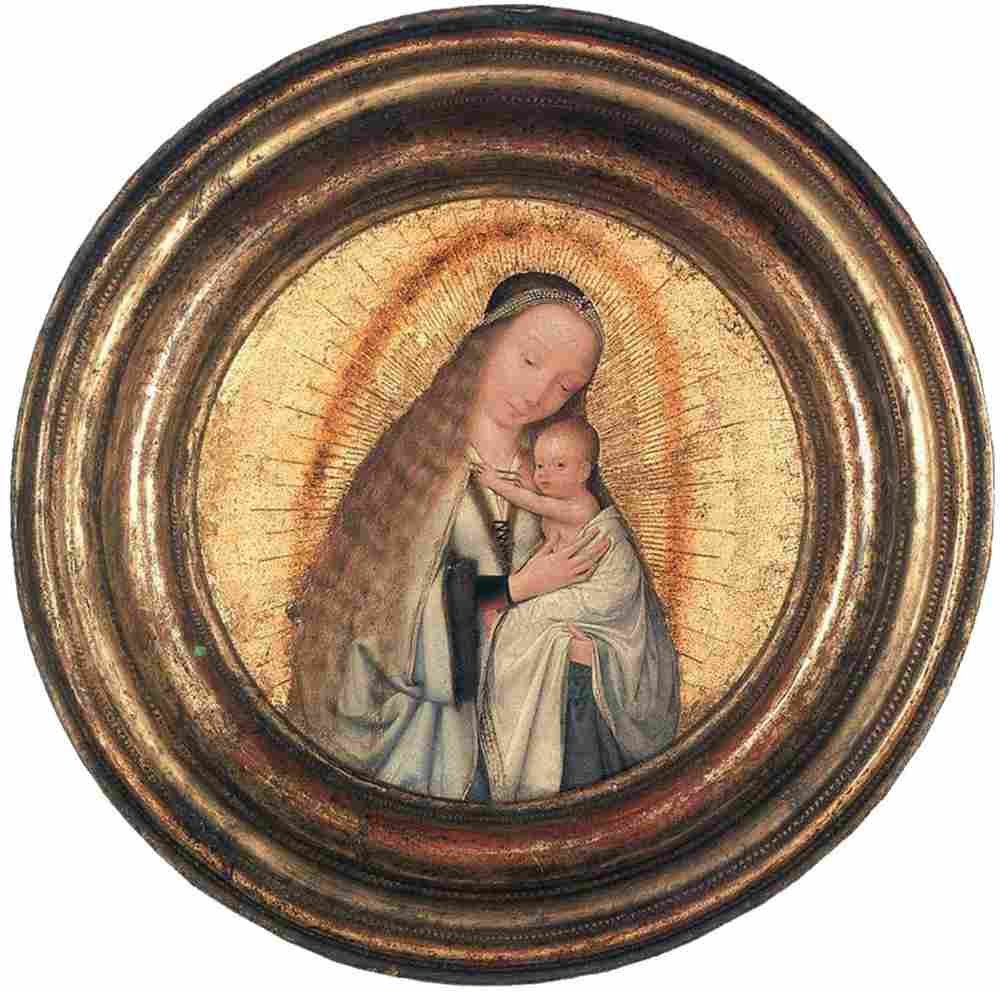 massys virgin with the child Art A4 Photo Print