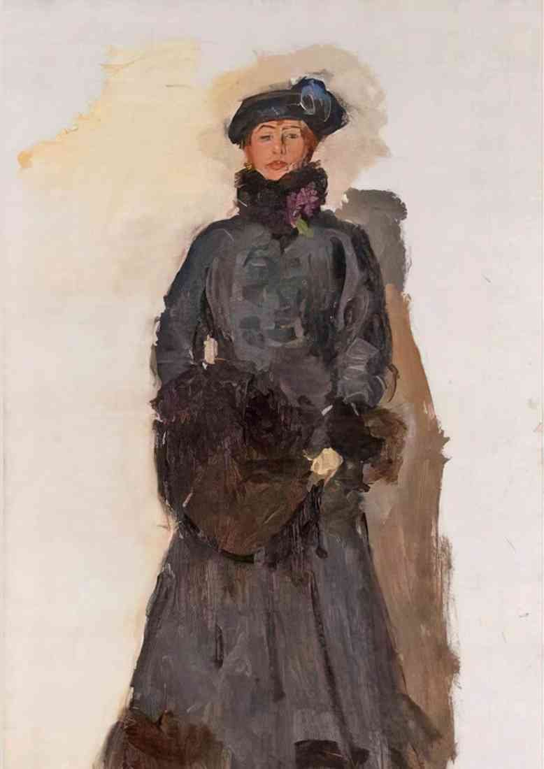 mata hari isaac israels crop A4 Photo Print