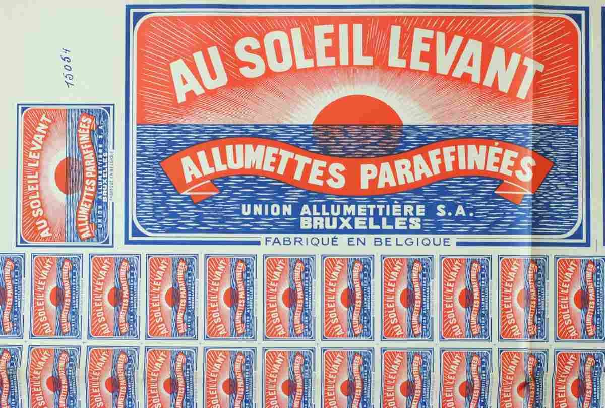 matchbox labels soleil 2 Advert A4 Photo Print