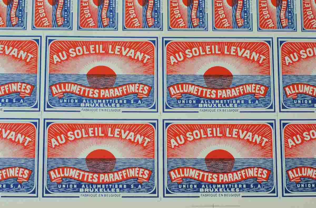 matchbox labels soleil 6 Advert A4 Photo Print