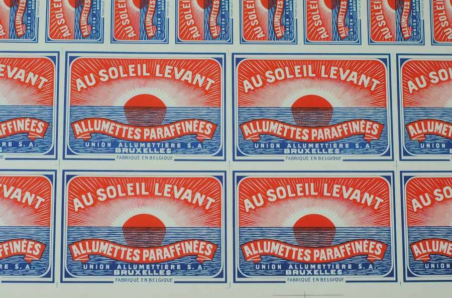matchbox labels soleil 6 Vintage Advert A4 Photo Print