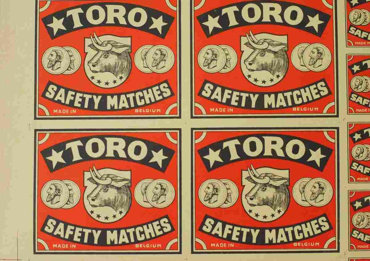 matchbox labels toro 1 Advert A4 Photo Print