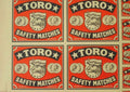 matchbox labels toro 1 Vintage Advert A4 Photo Print