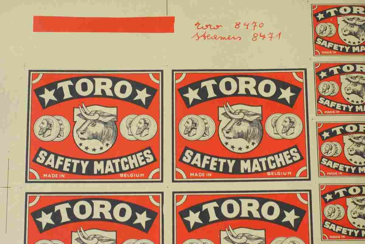 matchbox labels toro 3 Advert A4 Photo Print