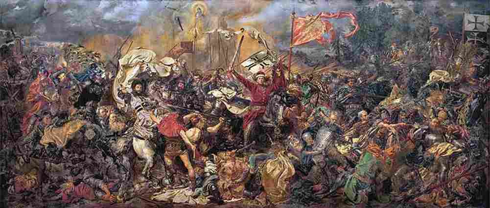 mate Battle of Grunwald main Art A4 Photo Print