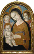 matteo madonna and child and two angels Art A4 Photo Print