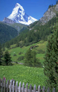 matterhorn meadow chalet 1980s 1990s A4 Photo Print