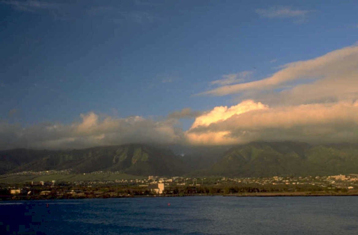 maui haleakala sunset 1980s 1990s A4 Photo Print
