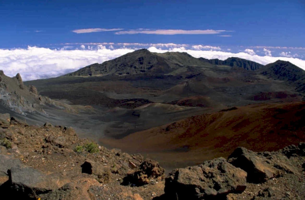 mauna kea landscape 1980s 1990s A4 Photo Print
