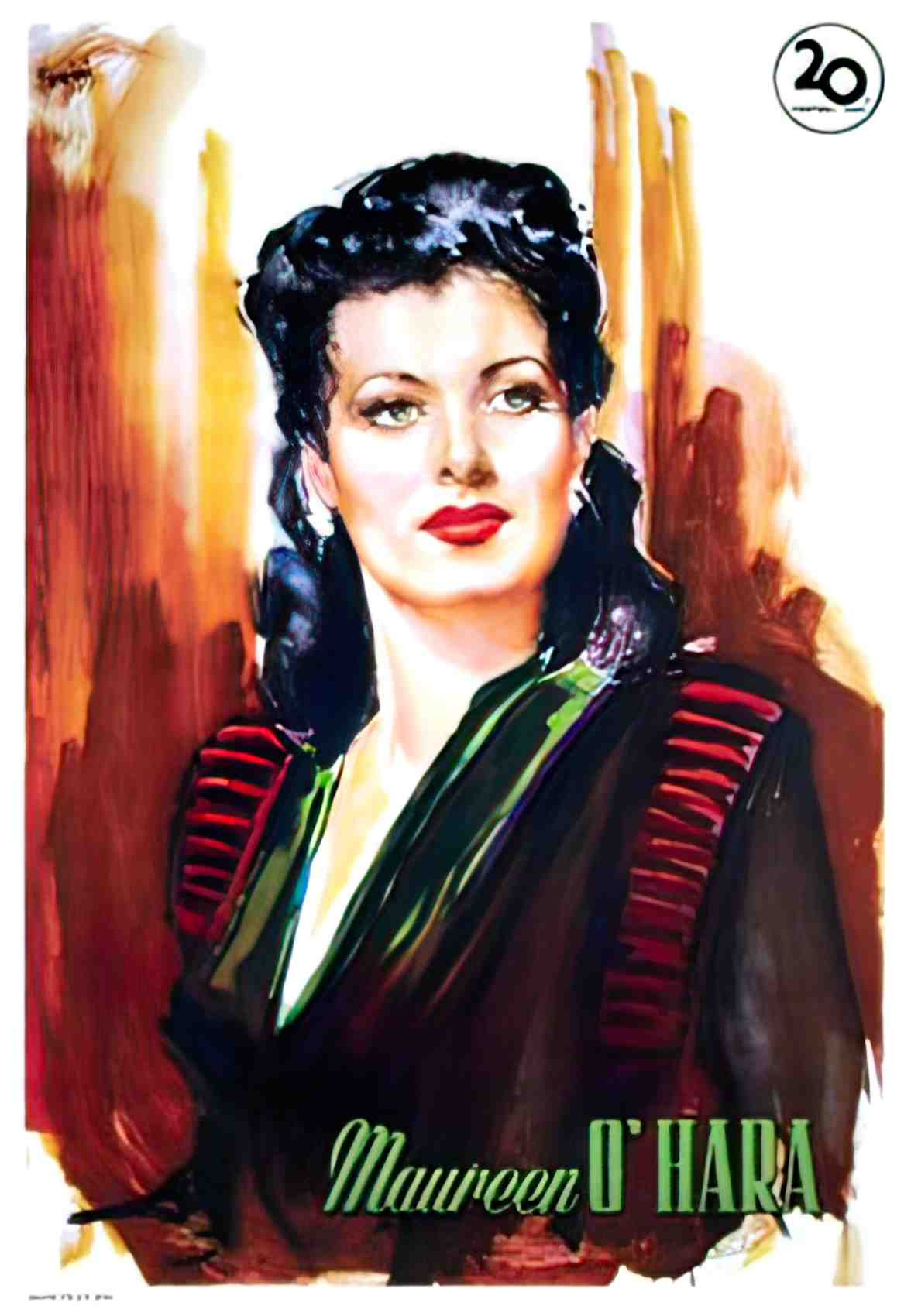 maureen o hara ital 1F Advert A4 Photo Print